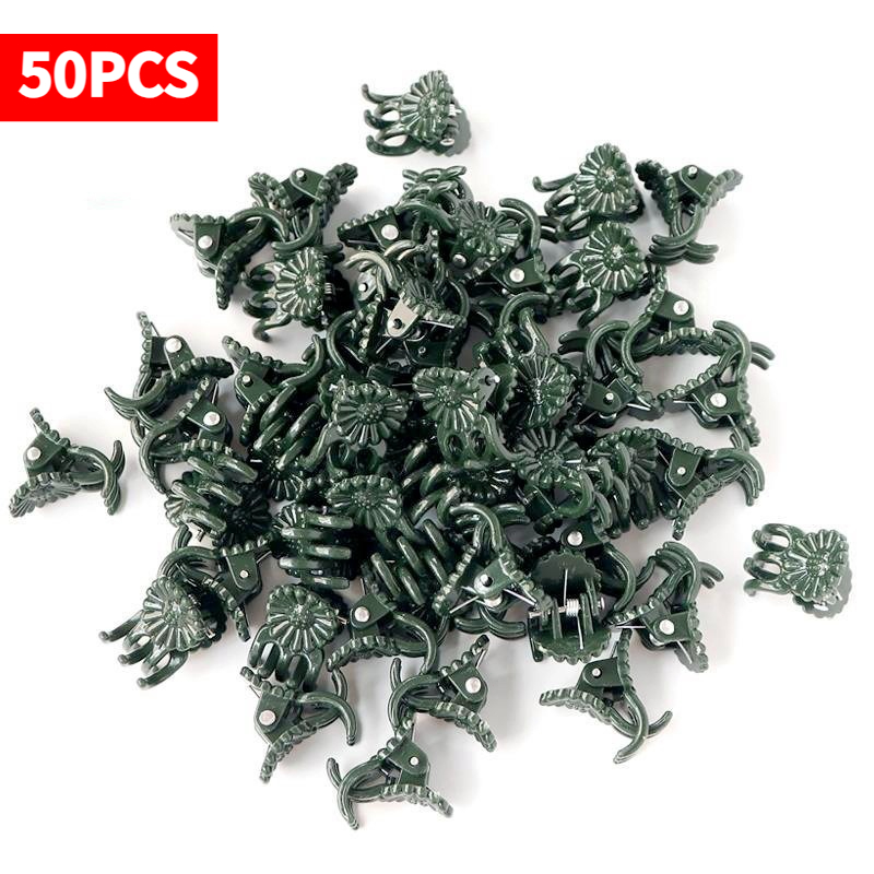 50PCS 5-Claw Dark Green Plant  - Vine Climbing Plastic 评论和价格
