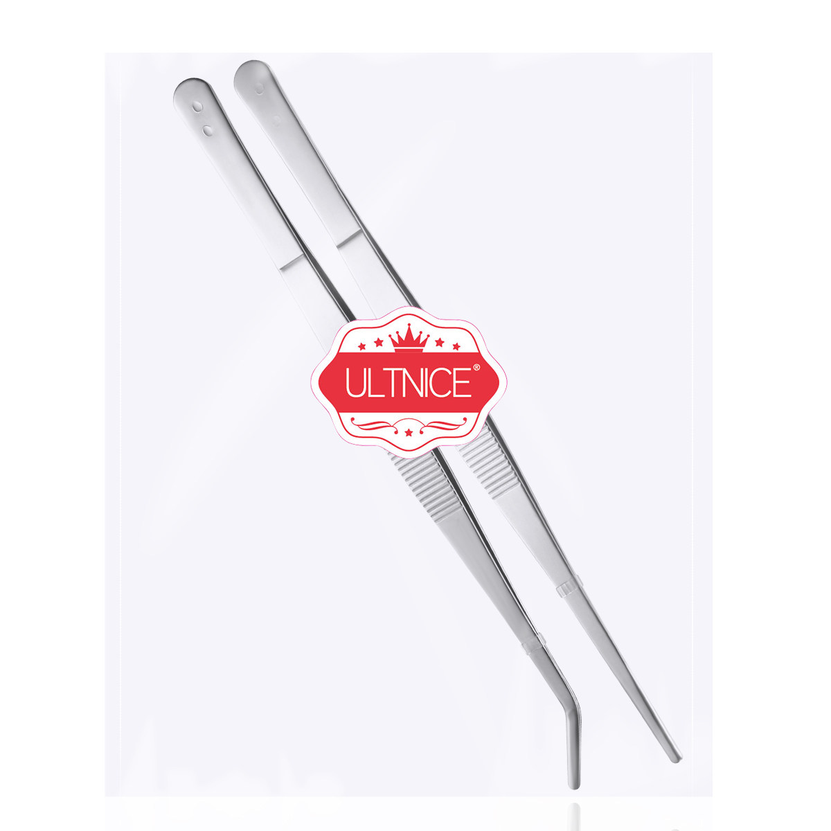 2pcs Stainless Steel Tweezers  - Feeding Tong Stainless 评论和价格