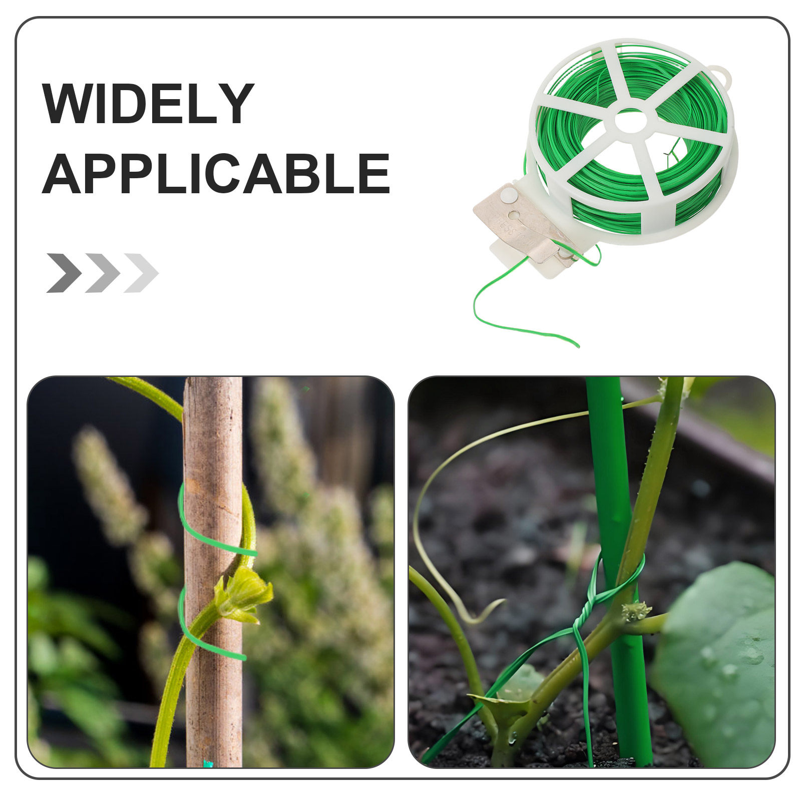 4 Rolls Green Plastic Coated G - Vine Climbing Plastic 评论和价格