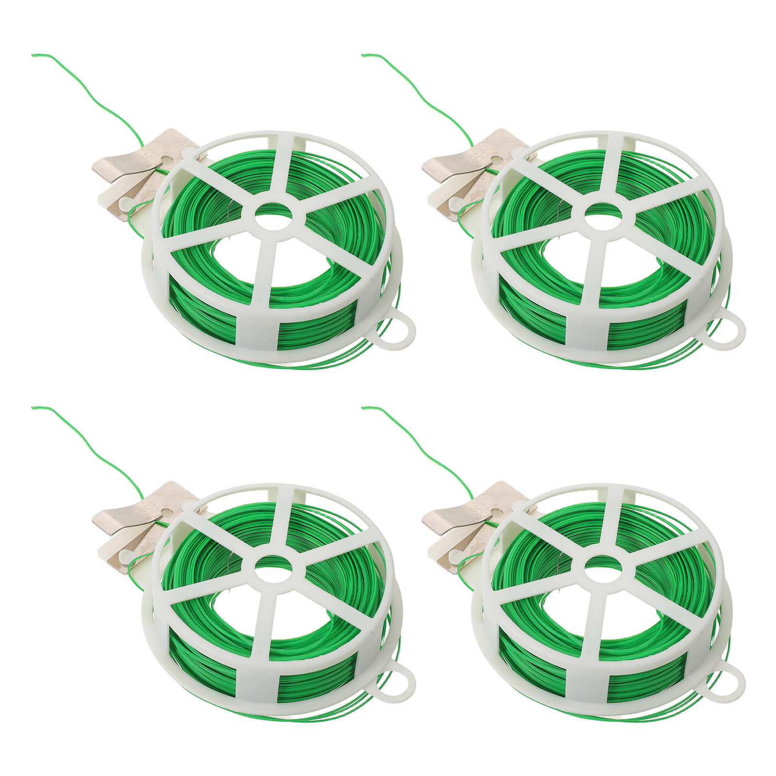 4 Rolls Green Plastic Coated G - Vine Climbing Plastic 评论和价格